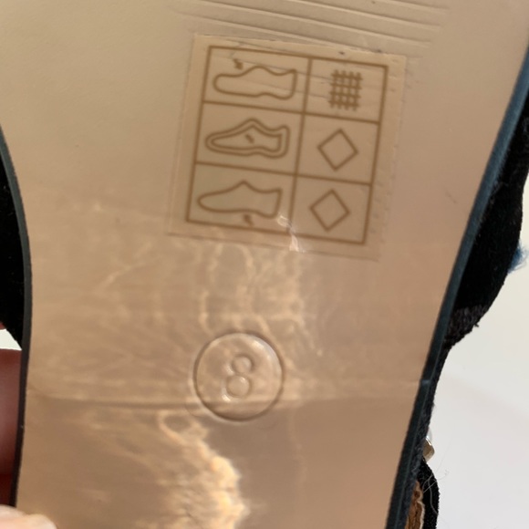 Parisian pearl black flats size 8 - Picture 5 of 6